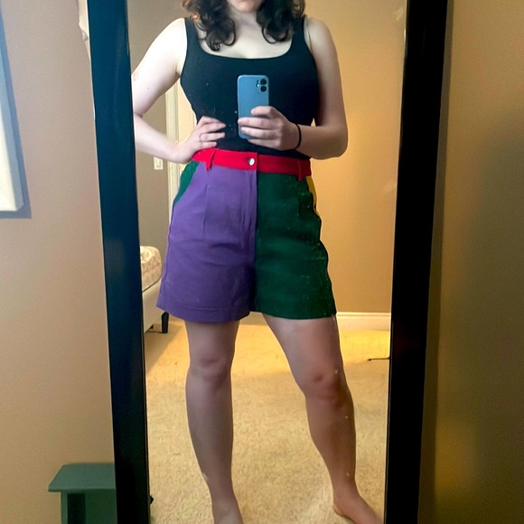 Dangerfield “In Living Cool” colour block shorts - Picture 5 of 6